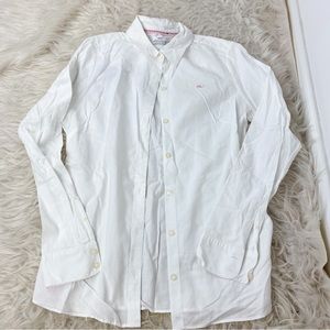 Vineyard Vines White & Pink Plaid Button Up Shirt